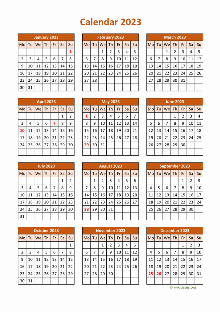 2023 Calendar Uk With Bank Holidays