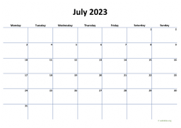 Calendar July 2023 for UK 04