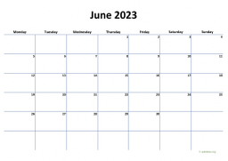 Calendar June 2023 for UK 04