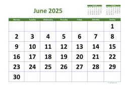 Calendar June 2025 - United Kingdom | Wikidates.org